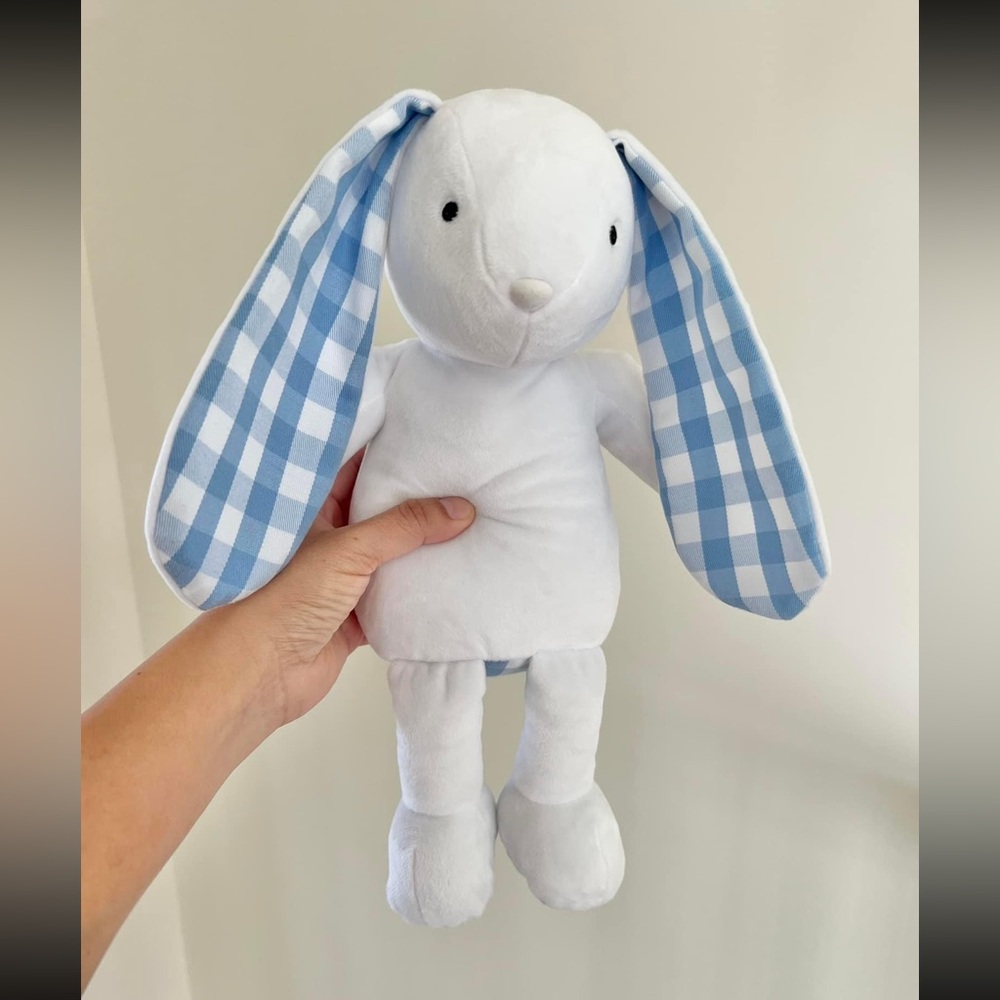 🩵 EASTER BUNNY PLUSH TOY - The Beaufort Bonnet Company Bunny (blue & white)